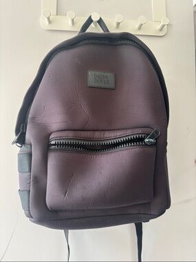 Dagne Dover Black Neoprene Backpack